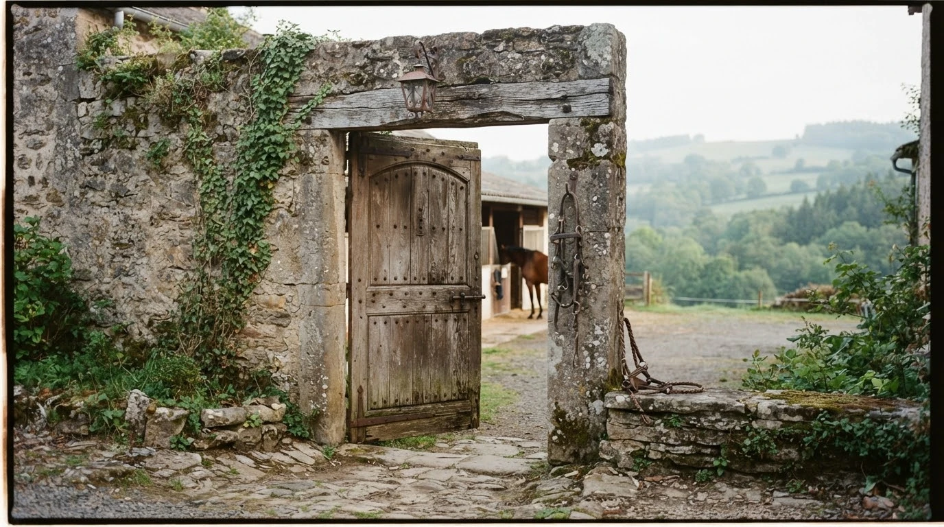 Entrée du Centre équestre du Vignal, centre équestre à Sugères